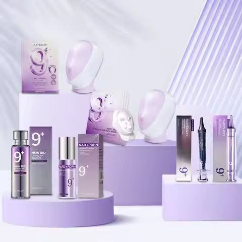 NO.9 NAD+PDRN Collagen Lifting Restoring Eye Cream Face Cream Facial Mask Kit Deep Repair Revitalizi