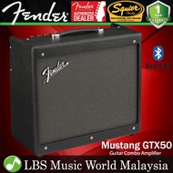 Fender Mustang GTX50 50 Watt Electric Guitar Combo Speaker Amplifier With Bluetooth and USB Connecti