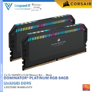 [ CORSAIR DOMINATOR PLATINUM RGB DDR5 ] 64GB(32GBx2) 5600MHz CL40