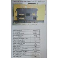 Diesel Generator Water Cooled Super Silent Type 9.5KVA and 14KVA Single Phase