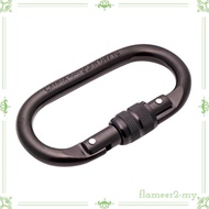 [FlameerdbMY] O-Shaped Locking Carabiner 25KN Powerful Spring Snap Hook for Camping