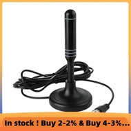 1 Piece Digital HD Freeview Antenna HDTV Antenna Black Plastic Outdoor Waterproof for DVB-T DVB-T2 a