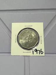 （十角形伍圓76年）香港硬幣英女王伊利沙伯1976年五元Government of Hong Kong Queen Elizabeth ll 1976 $5