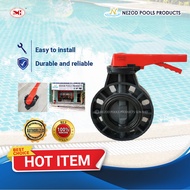 SHIEYU E BUTTERFLY VALVE 4" UPVC - NEZOD POOLS / SWIMMING POOL