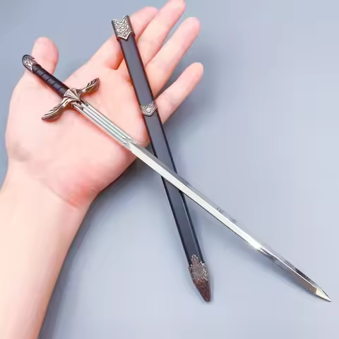 11.4inch 29cm Blade Katana Assassin's CreedCosplay Prop Anime Metal Sword Ninja Knife Real Size Japa