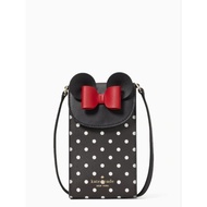 Disney X Kate Spade New York Minnie Mouse North South Flap Phone Crossbody