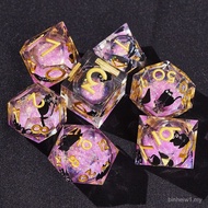 Kitten Dice Running Group Liquid Core Dice COC Running Group Dice D20 Board Game Dice Gate of Dezhi 