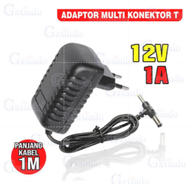 adaptor 12v 1a, adaptor 12v 1a universal, adaptor multi konektor, adaptor dc 12v 1a, adaptor power s