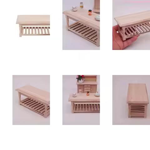 Practical 1 12 Scale Dollhouses Sturdy Table Home Accessory for Kitchen Decoration and Children's Pl
