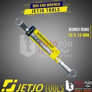 JETJO TOOLS Box End Wrench 12 X 13 MM Key Ring 12X13MM CRV Steel