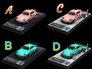 Time Micro TM 1:64合金模型！2款車型同時預售中，RWB寛體改装版。