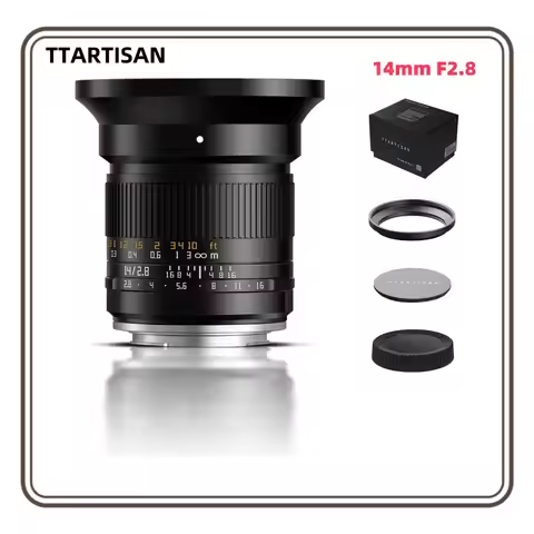 TTARTISAN 14mm F2.8 Full Frame MF Prime Lens Ultra Wide Angle ASPH Lens for Sony E Canon RF Nikon Z 