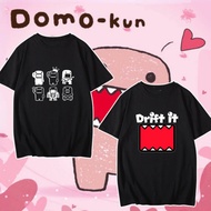 Casual Summer T-shirt with Kawaii Domo-kun Meme Design | Japanese Cartoon Style