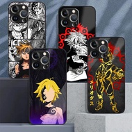 Seven Deadly Sins Meliodas Tempered Glass Phone Case For IPhone 15 14 13 12 11 Pro XS Max Plus Mini 