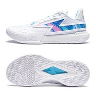 Li-Ning ผู้ชาย GENERATION Z บนสนามรองเท้าบาสเก็ตบอลระบายอากาศสวมใส่เบาะ LiNing Son of Flash รองเท้าท