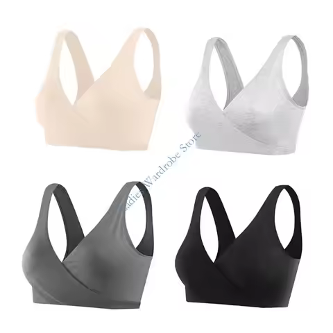 M7DD Nursings Bra for Breastfeeding,Maternity Nursing Sleeping Bra Wireless Pregnancy Women Sleep Br