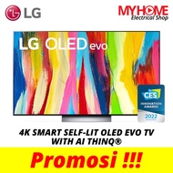 (DELIVERY FOR KL &amp; SGR ONLY) LG OLED55C2PSA OLED65C2PSA 55" - 65" C2 SERIES 4K SMART SELF-LIT OLED EVO TV WITH AI ThinQ®