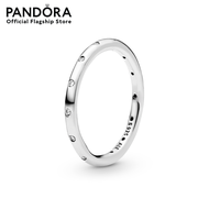 Pandora Silver ring with cubic zirconia เครื่องประดับ แหวน แหวนเงิน สีเงิน แหวนสีเงิน แหวนเพชร แหวนแ