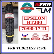 TUBELESS FKR MOTORCYCLE TYRE HT200 BUNGA TT100 DUNLOP 70/90-17 80/90-17 80/90-18 90/90-18 TUBELESS T