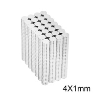 5 Pieces Neodymium Magnet 4x1mm 4x1mm High Power Flat Round Size 4*1mm 4*1mm
