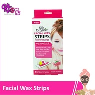 Silk Organix Facial Wax Strips Grapefruit 8pcs - Luxe Organix