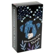 Blooming Cat Tarot Deck - 78-Card Standard Size Card Game Set, Artistic Cat Theme Interactive Cards 