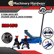 3 Ton Jack Set (Floor Jack & Jack Stand)