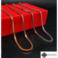 CODE V36D Necklace 1 Titanium Milano for Men and Women 2 MM Stainless Steel Tok Metal