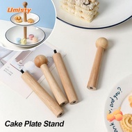 UMISTY Cake Plate Stand, 2 Tier 3 Tier Cake Stand,  Wood Desserts Holder Wedding Party