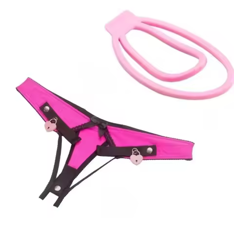 FUFU Clip Panty Sissy Chastity Belt Anti-Cheating Chastity Device Fake Bottom Cock Cage Mimic Female