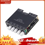 Q100H High-Power Digital Sound Amplifier Board 2.1 Channel Subwoofer 50Wx 2+100W TPA3116 Speaker Boa
