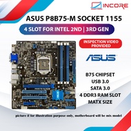 Asus P8B75-M 4 Ram Slot Socket 1155 B75 4 Ram Slot mATX Motherboard Mobo Mainboard Intel 2nd 3rd Gen