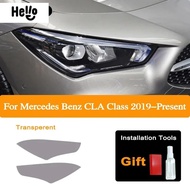yolandd ไฟหน้ารถสีดำป้องกันฟิล์มไฟท้ายสติกเกอร์tpuสำหรับmercedes Benz Cla Class C117 X117 W117 C118