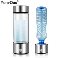 YenvK 450ML SPE/PEM Hydrogen Water Generator H2 Maker Ionizer With Five Colours Can Connect With Mineral Water Bottle For Travel