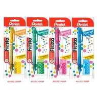 Pentel Fiesta Mechanical Pencil Set Dot Pattern With Eraser