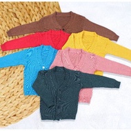 Cardigan Kancing Rajut Anak Perempuan /Sweater Anak  Laki-laki Kancing Rajut