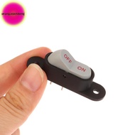 Strongaroetrtomj 1/5PCS Boat Button Switch White 2 Pin Light ON/OFF 250V 6A AC AMP 125V 10A Electric