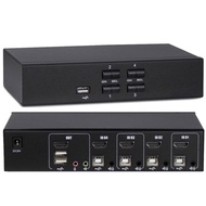Kvm Switch ANGUSTOS AD-H41L (Desktop - 4 HDMI KVM Switch Port)