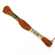 DMC Art 117 - 975 Thread - Dark Golden Brown DMC Embroidery Thread