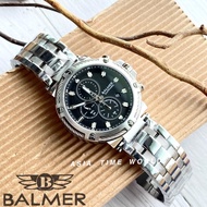 宾马 Balmer 8153G SS-4 / 8135G RTT-1 Chronograph Men Watch with Sapphire glass and Silver stainless steel