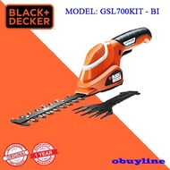 BLACK & DECKER GSL700KIT-B1 7V Shear Shrubber Kit With Trimming & Lawn Edging Blades (GSL700KIT, GSL