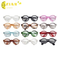 XIANS Doll Glasses, 6.5cm Changing Clothes Toys Round Glasses, DIY Accessories Doll Decoration Cute 