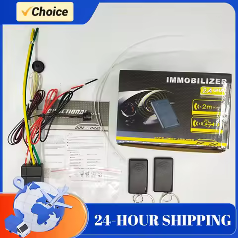 12V Wireless Car Engine Lock 2-8 Meter Sensor 2.4GHz RFID Auto Car Alarm Engine Dark Lock System Eng