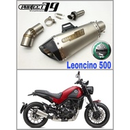 Project79 Exhaust Benelli LEONCINO 500 Short Slip on Piping Muffler Stainless Steel Project79 QPM03S