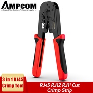 AMPCOM (ROVLL) Uốn Tóc Bồng Công Cụ RJ45 Và RJ12 Kìm Cắt Kìm Cắt RJ11 Mạng Cáp CrimpTool Cho 4P 6P 8