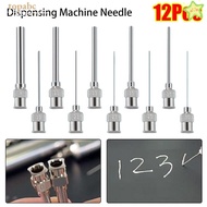 GORROS 12Pcs Industrial Glue Injection Needle, 8G-30G Fluids Metal Dispensing|Needle,  25mm Blunt Ti