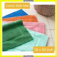 Shopers 5-Star Hotel Floor Towel Bathroom Carpet 100% Pure Cotton Bath Mat Soft 55cm*96cm 450gms