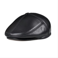 Genuine leather hat for men/ Sheep hat