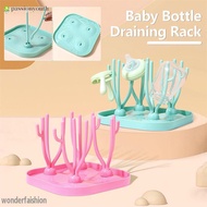 Baby Bottle Drying Racks Baby Bottle Holder Blue Pink Bottle Cleaning Dryer Drainer Storage Removable Support Drying