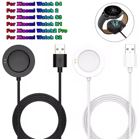 Magnetic USB Charger for Xiaomi Watch S4 Smartwatch Charging Cable For Xiaomi Watch 2/S3/2 Pro/S2 Sp